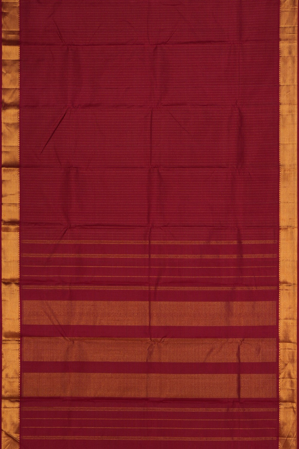 Image of Arani Silk Kattam Pink Saree